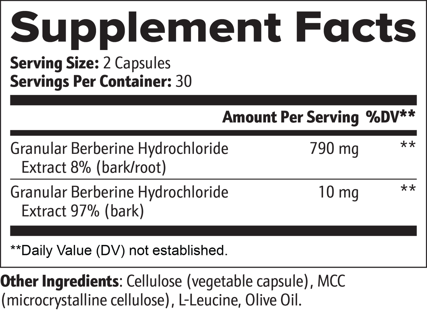 CARB FLOW Berberine