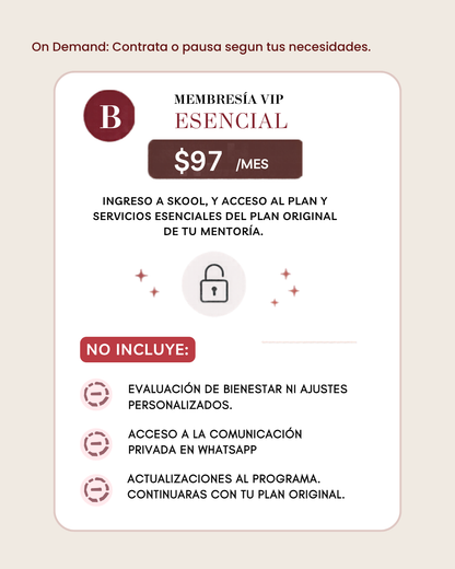 MEMBRESÍA VIP