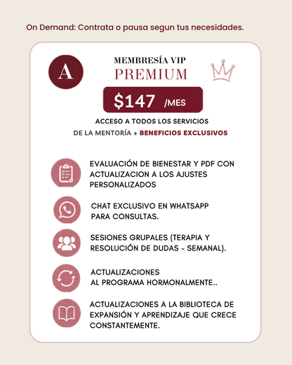 MEMBRESÍA VIP