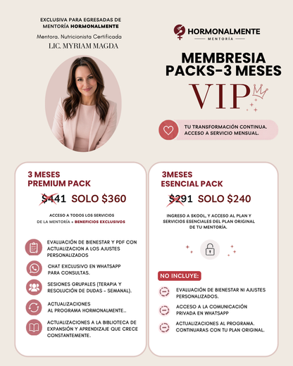 MEMBRESÍA VIP