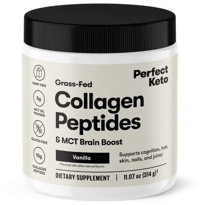 Grass-Fed Collagen Peptides & MCT Brain Boost