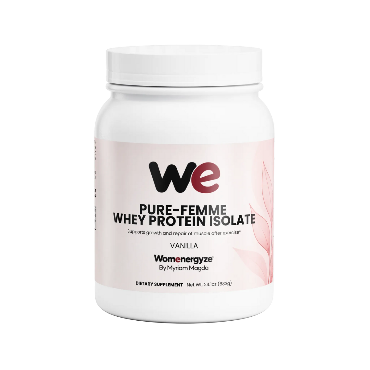 Pure-Femme Proteína isolada de suero (Vainilla)